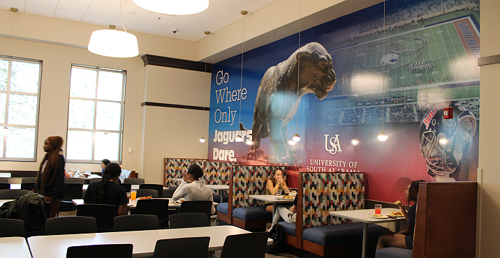 U of South Alabama seating area